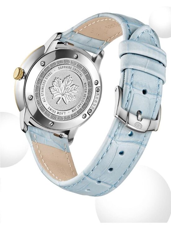 Women\'s Brown Dainty Watch Mother of Pearl Dial Leather Strap Quartz Wrist Watch main image 5